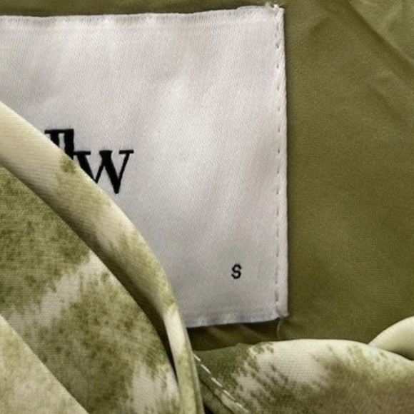 YELLOW THE LABEL CHLOROPHYLL CORSET TOP SAGE Size Small - Picture 8 of 11